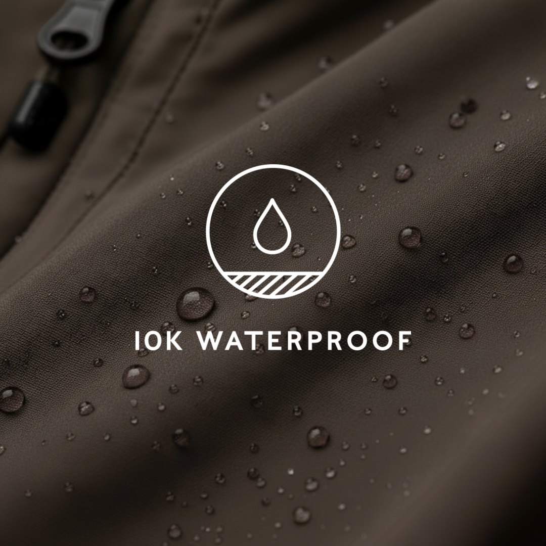Dalton Womens Longline Waterproof Insulated Coat - Chocolate Brown