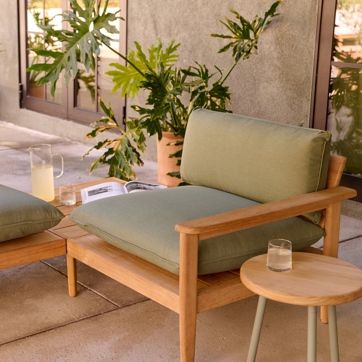 Dunes Teak 3-Seat Sofa