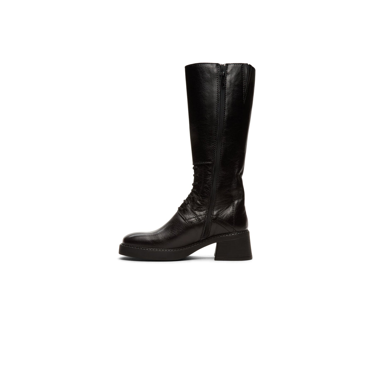 Miista Sigrid Black Tall Boots (Black)