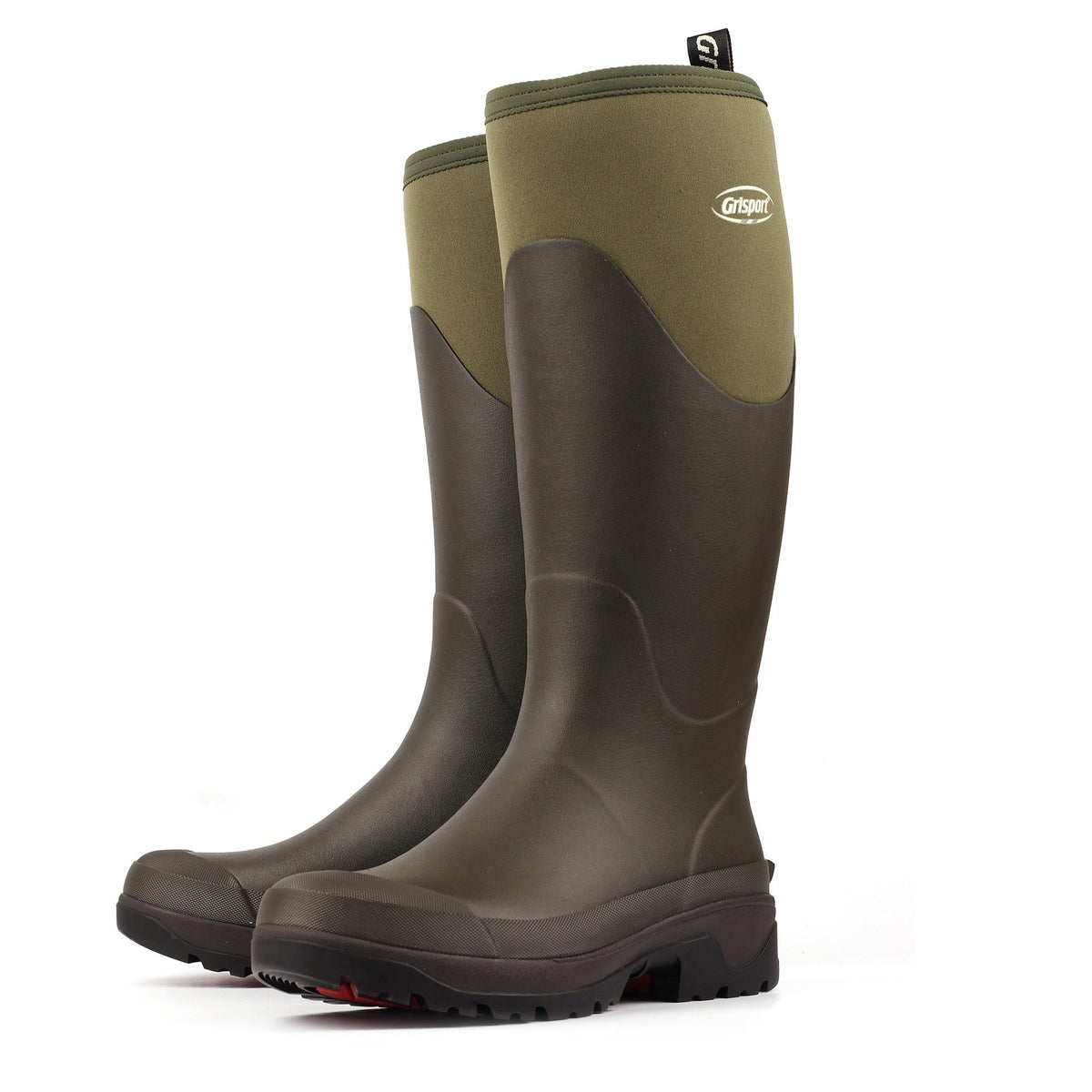 Grisport Mudmaster Premium Unisex Neoprene Wellington - Green