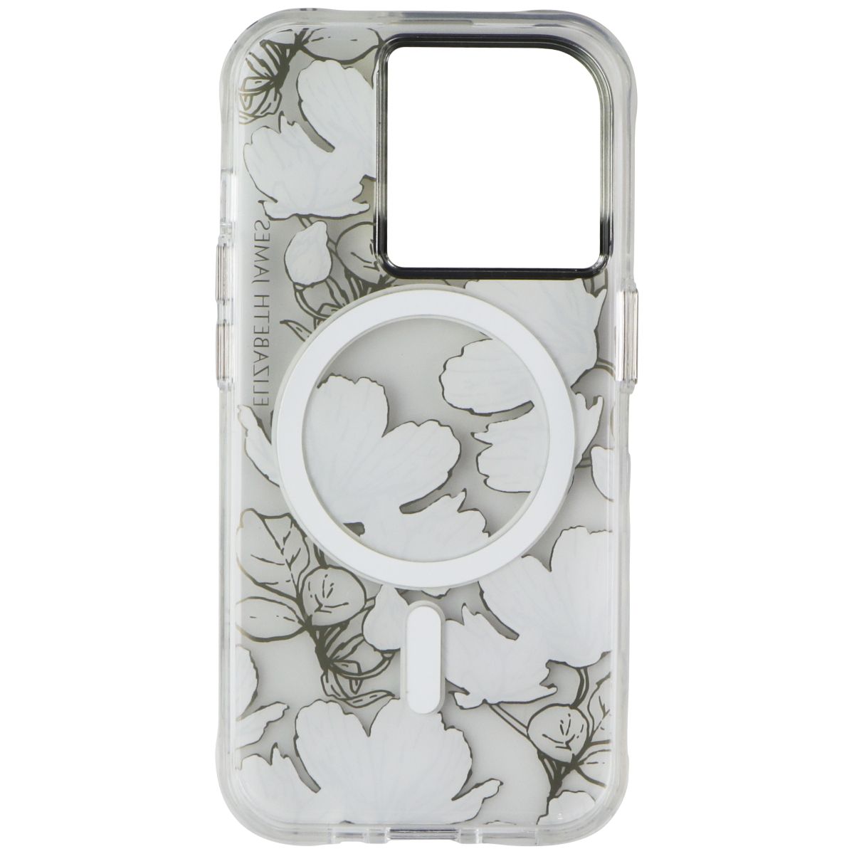Elizabeth James Case for MagSafe for iPhone 15 Pro - Sunday in Soho Clear/Gold - New