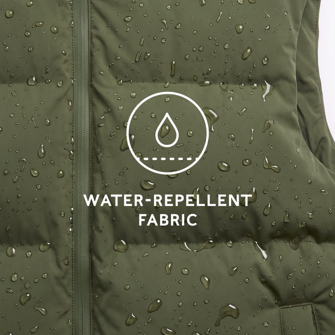 Elyna Womens Shower Resistant Insulated Gilet - Dark Green