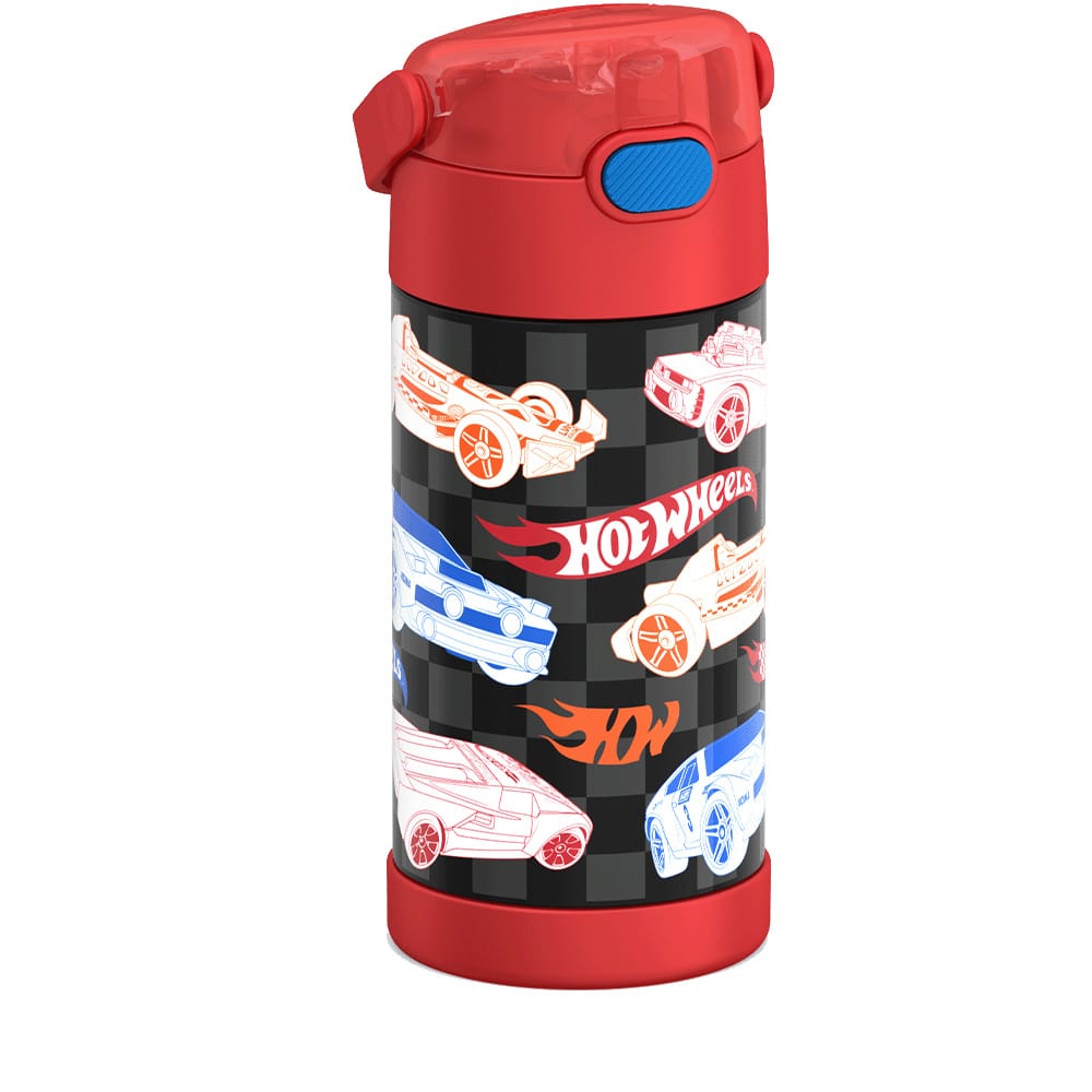 Thermos FUNtainer Vacuum Insulated Stainless Steel Straw Water Bottle