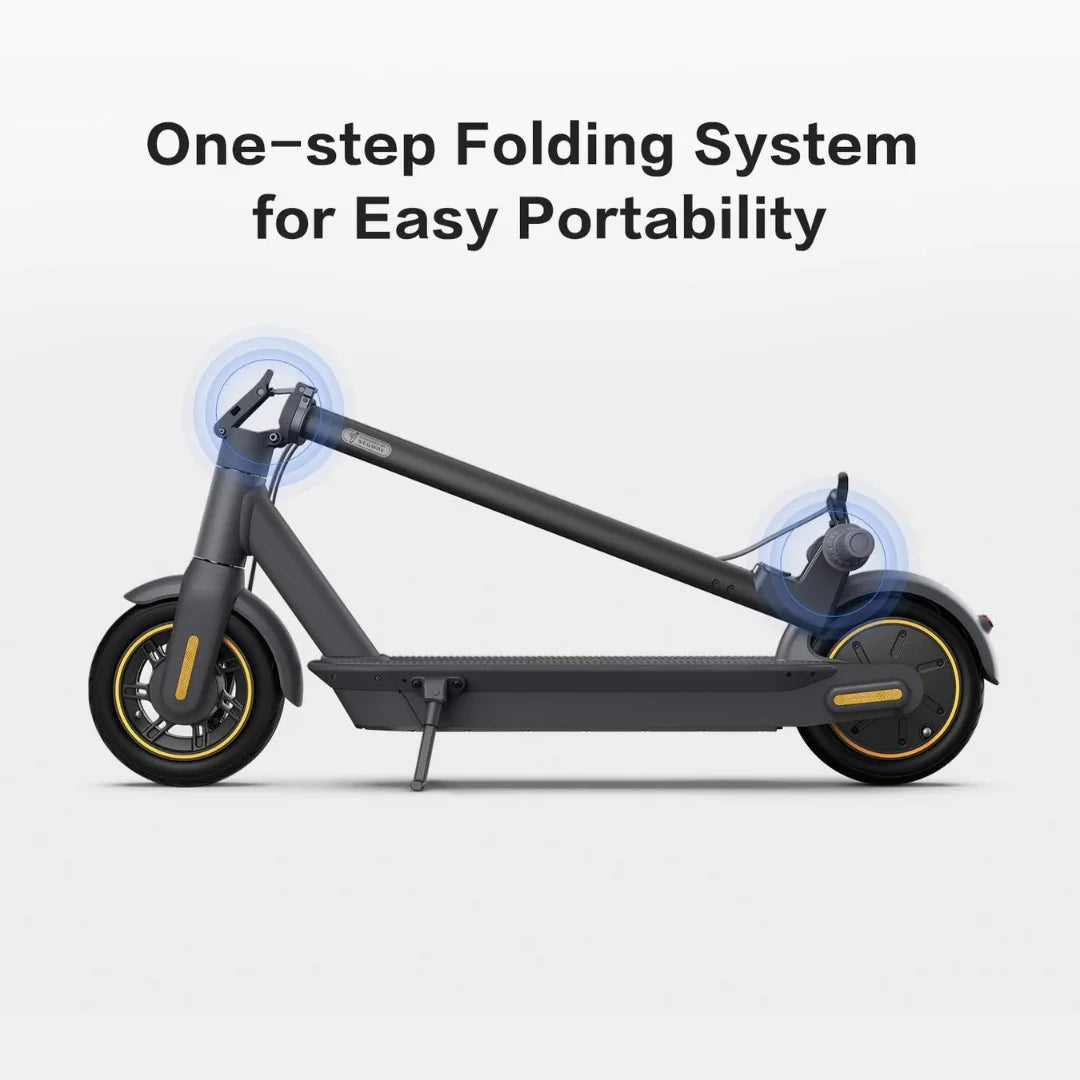 Segway - Max G30P Electric Kick Scooter Foldable Electric Scooter w/40.4 Max Operating Range & 18.6 mph Max Speed - Black - MAX-G30P - Excellent Condition
