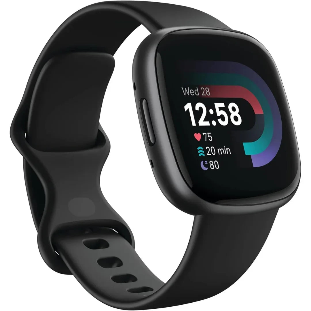 Fitbit Versa 4 Smartwatch – Graphite (FB523BKBK-US)