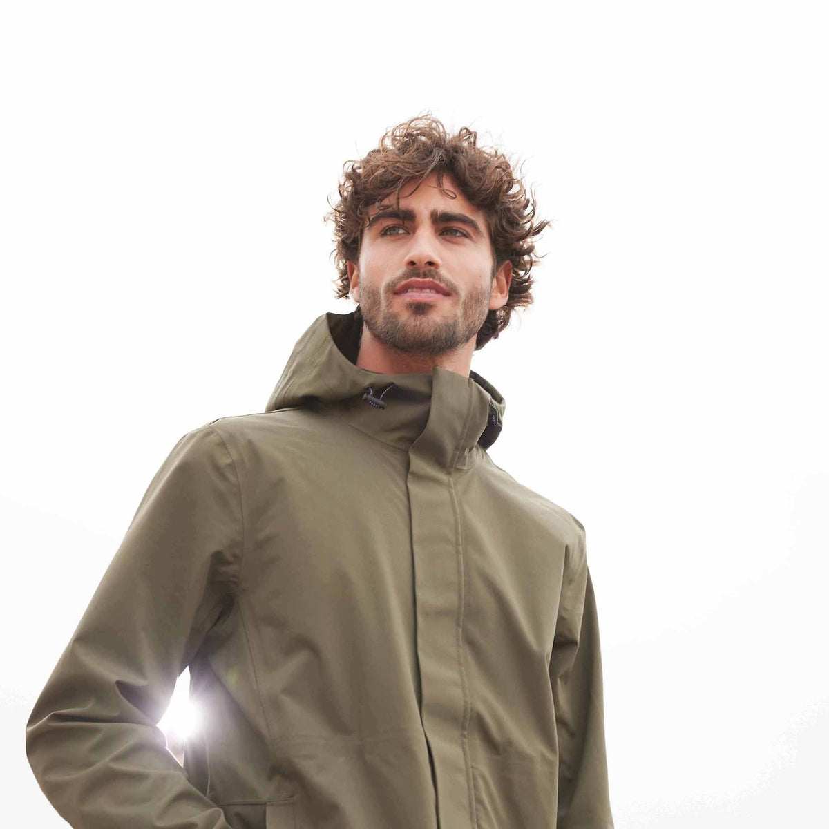 Flynn Mens Waterproof Jacket - Moss Green