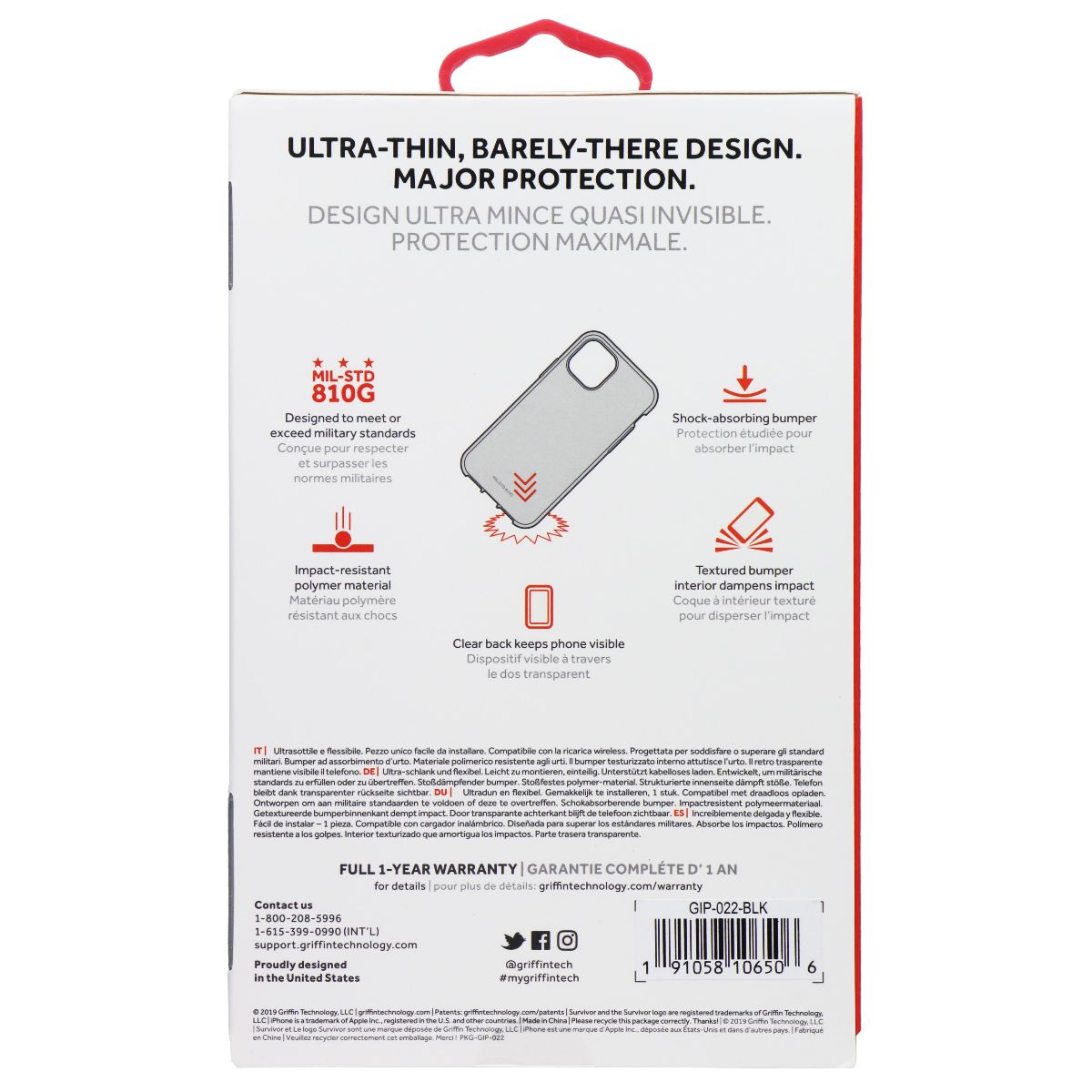 Griffin Survivor Series Case for Apple iPhone 11 Pro - Black - New