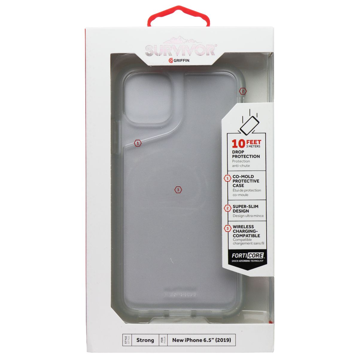 Griffin Survivor Strong Case for Apple iPhone 11 Pro Max - Clear - New