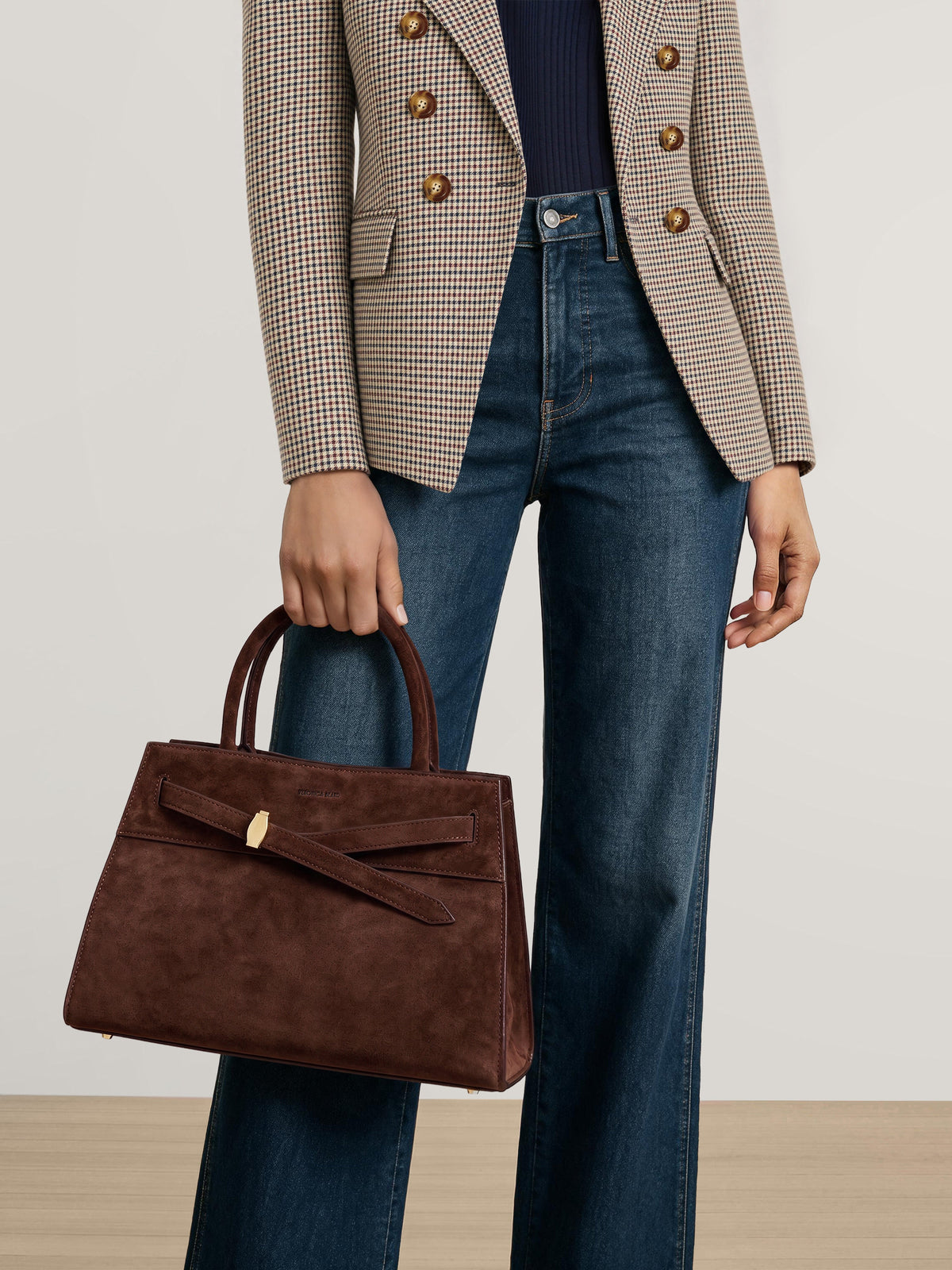 Veronica Beard Suede Dash Bag