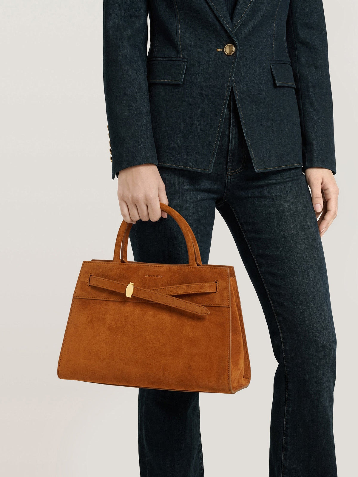 Veronica Beard Suede Dash Bag