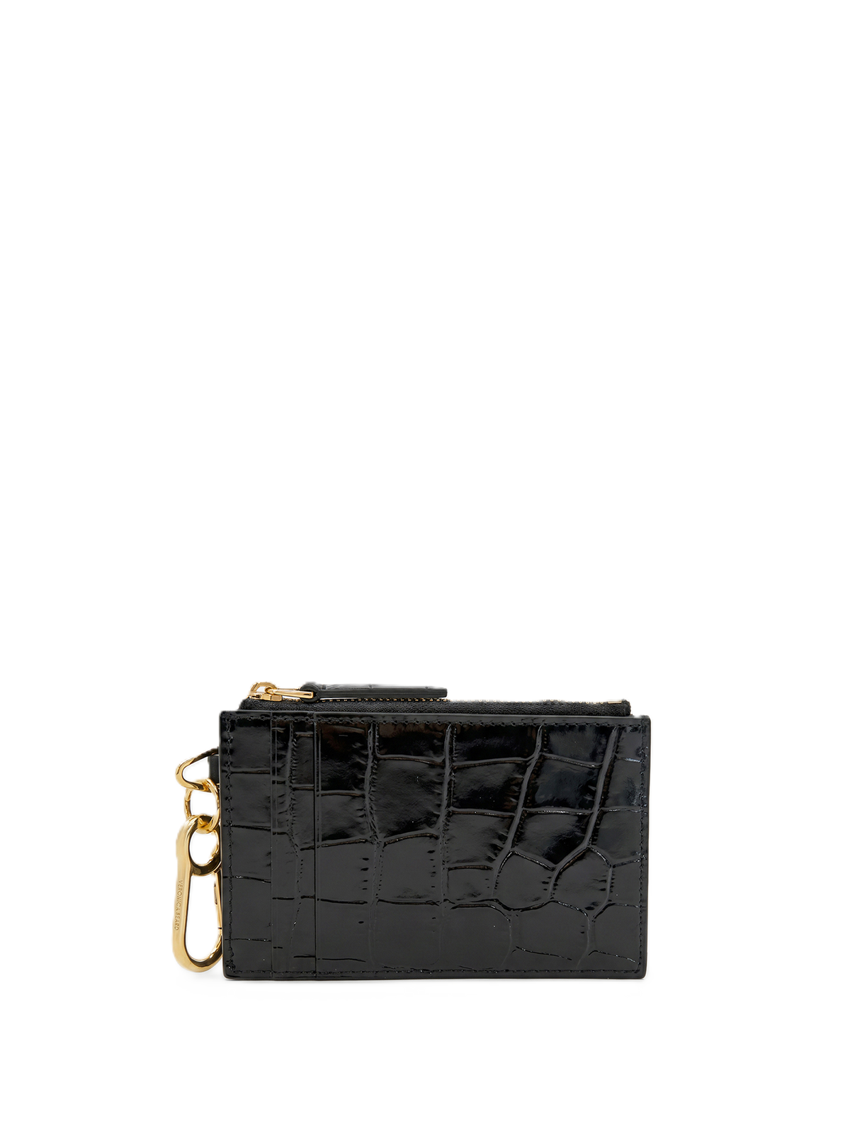 Croc-Embossed Card Holder