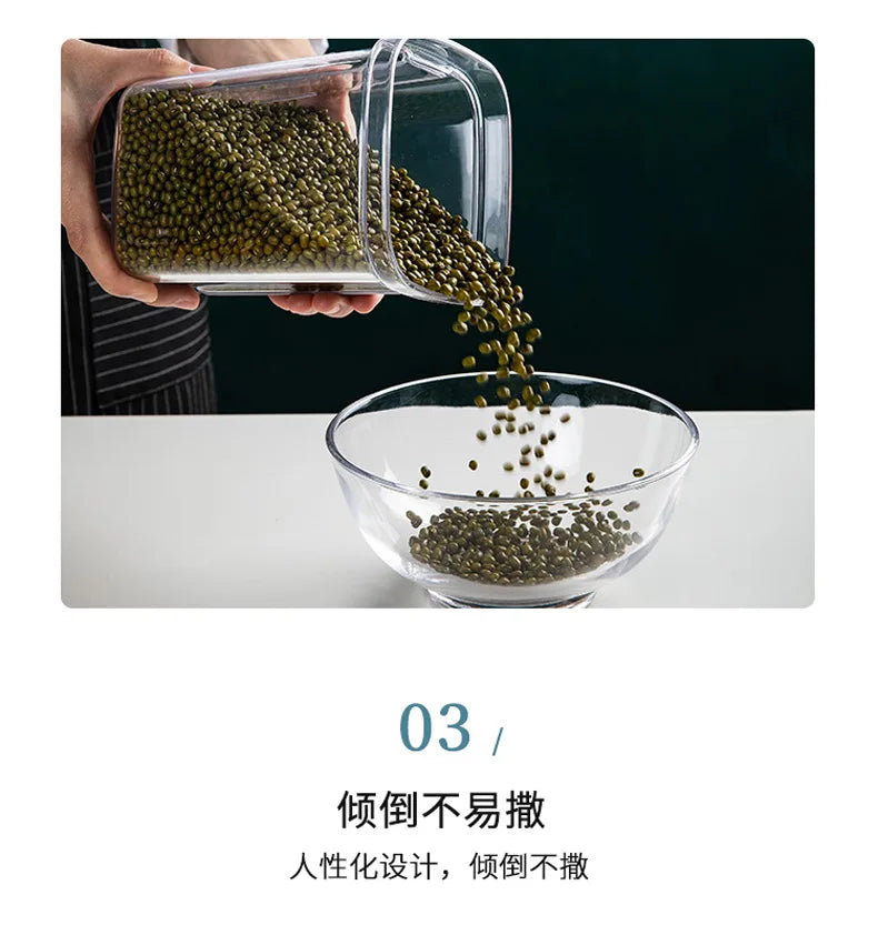 Plastic Food Storage Container with Lid