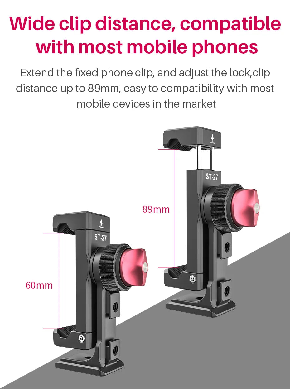 Ulanzi ST-27 Metal Phone Holder Clamp