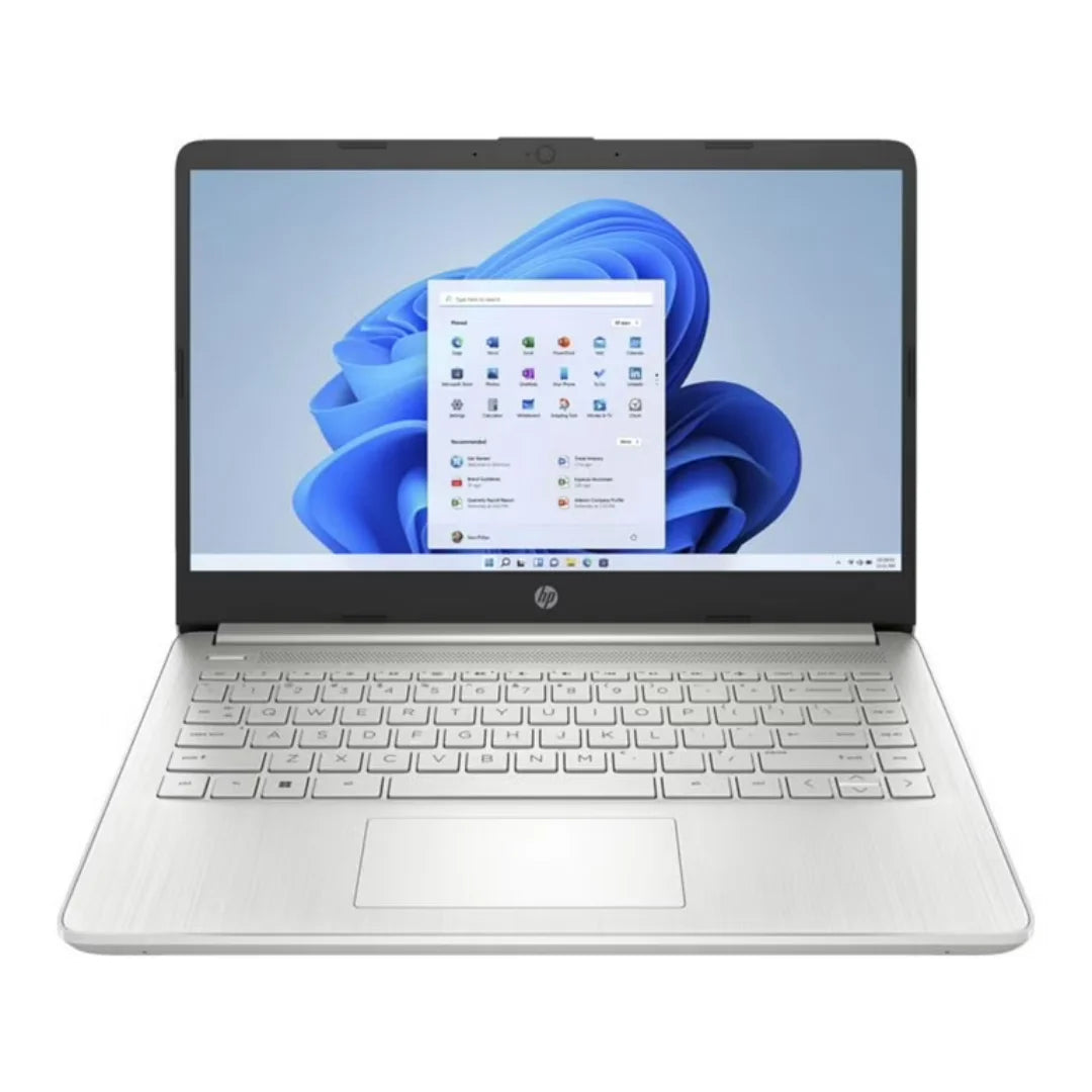 HP Laptop 14" Touch Screen 2.3 GHz - 4GB Memory 64GB eMMC Silver - 14-FQ0057NR