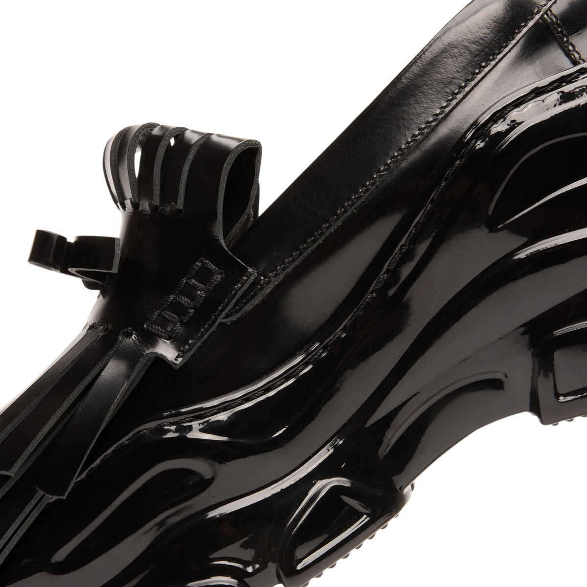 Simone Rocha Fringe Tracker Loafer (Black)