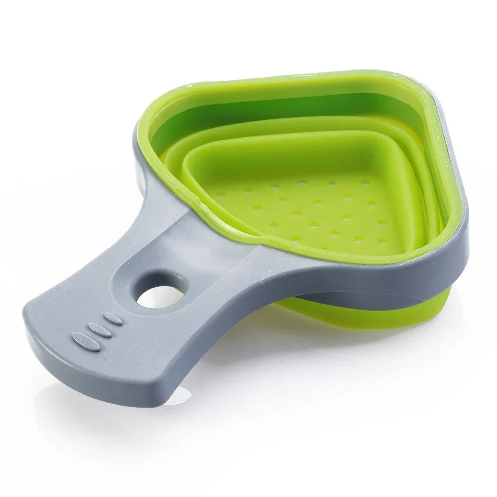 Foldable Silicone Pasta Colander Strainer