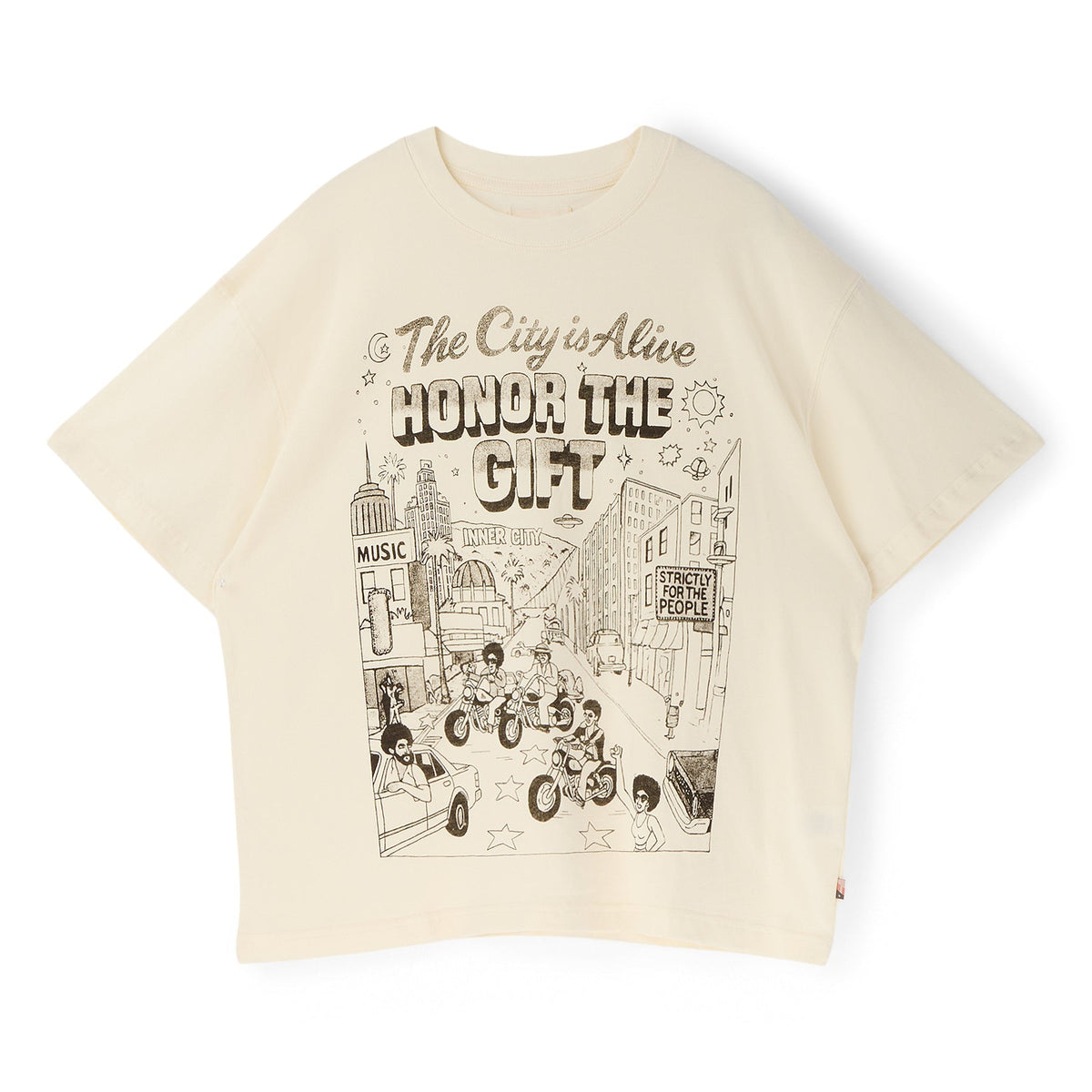 Honor The Gift The City Is Alive Tee (Bone)