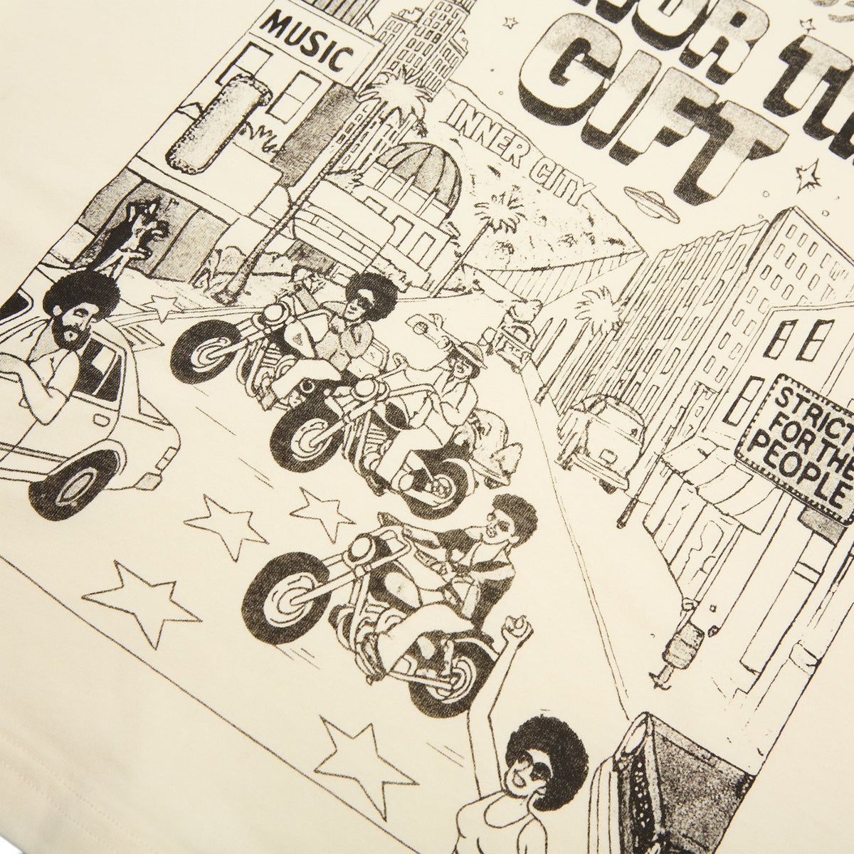 Honor The Gift The City Is Alive Tee (Bone)