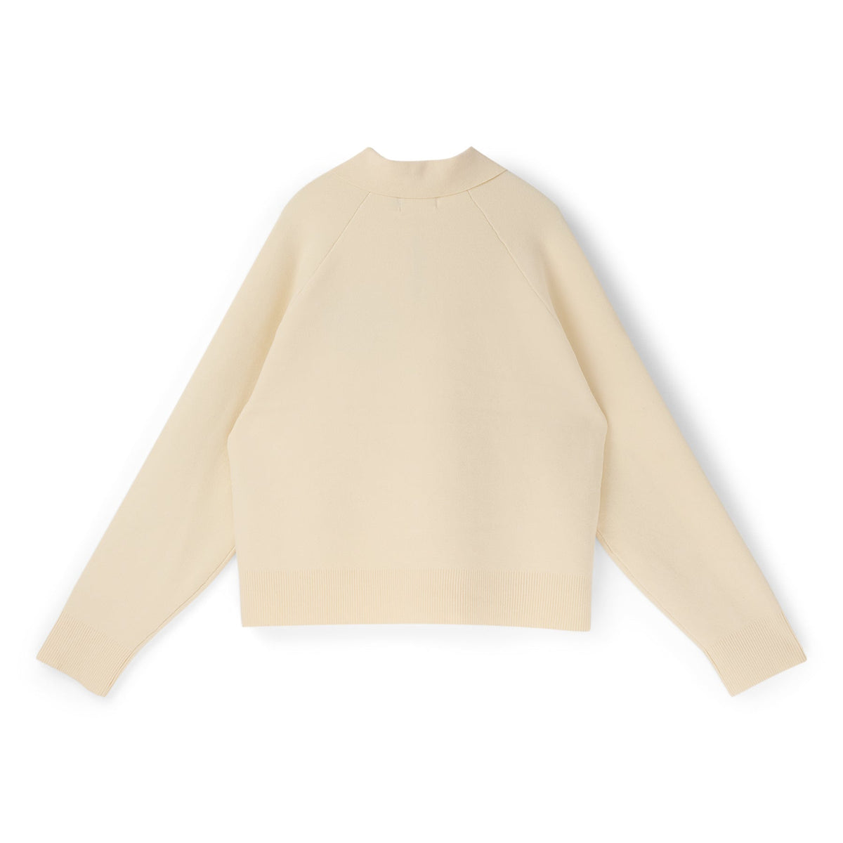 Honor The Gift Knitted Zip LS Polo (Bone)