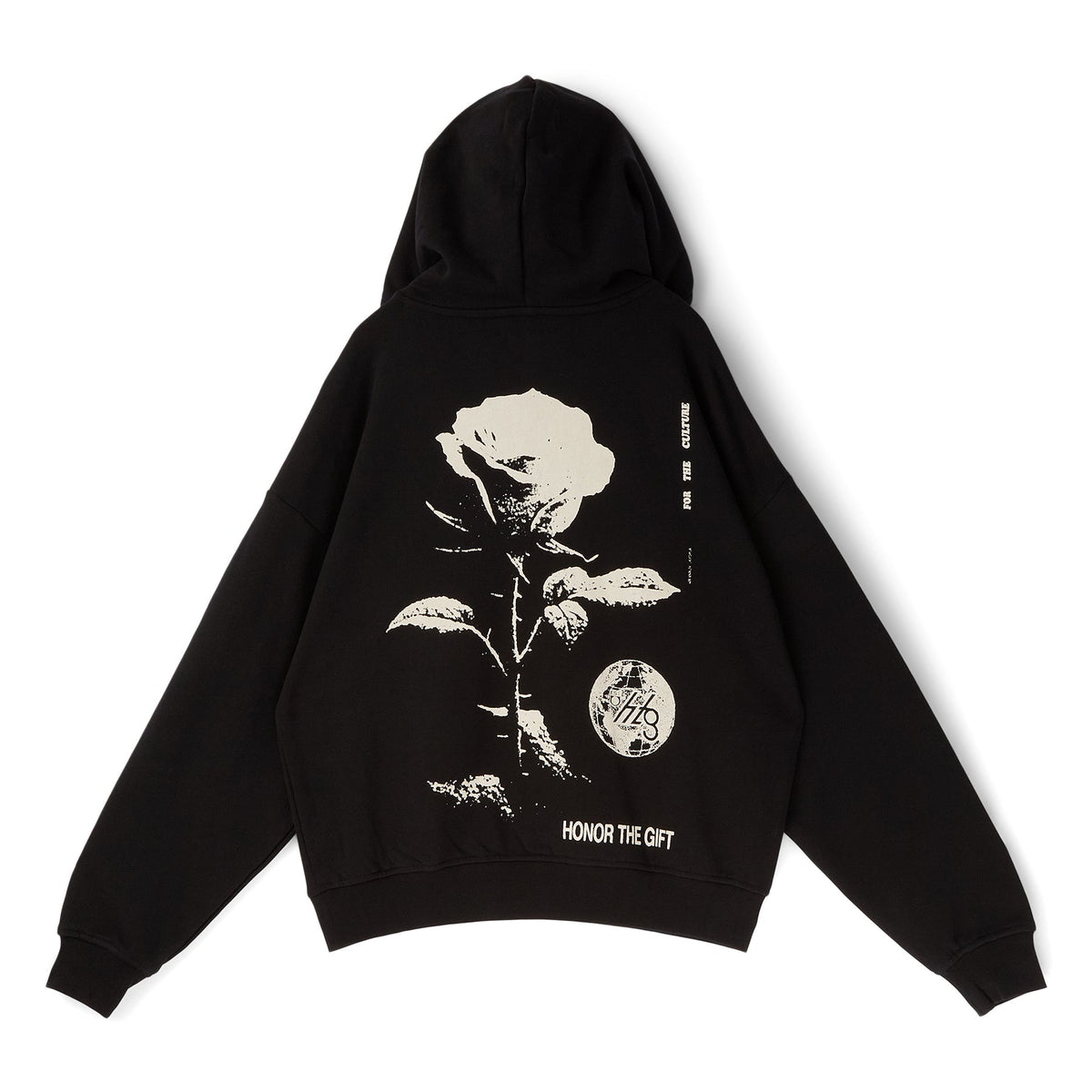 Honor The Gift Fallen Rose Hoodie (Black)