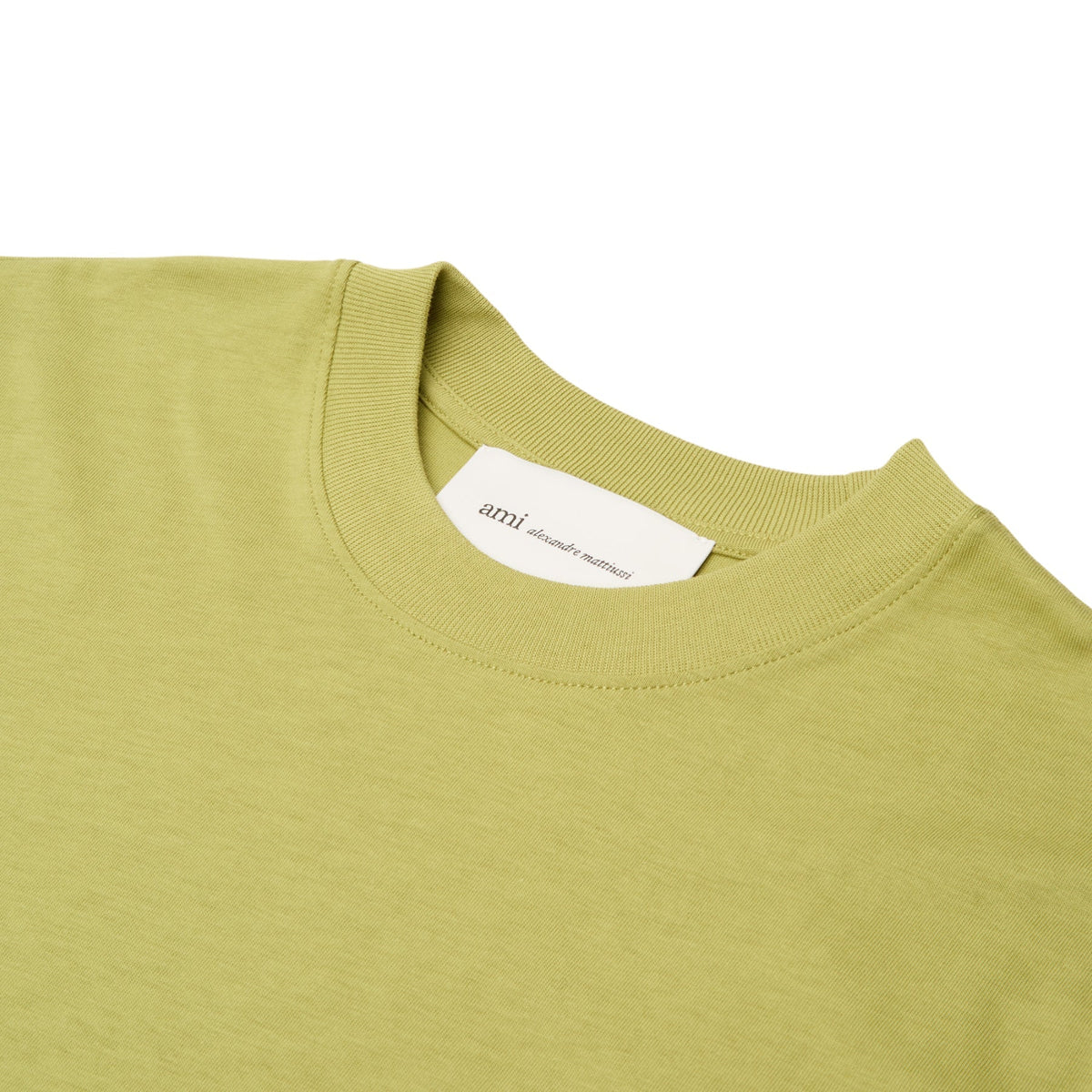 AMI Paris Contrasted ADC Shirt (Matcha)