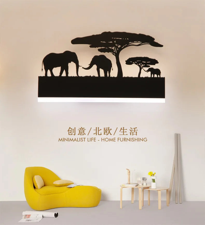 Sonce Black Wall Lamp