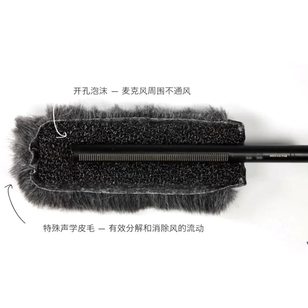 Dead Cat Slip-on Windshield Furry Microphone Cover