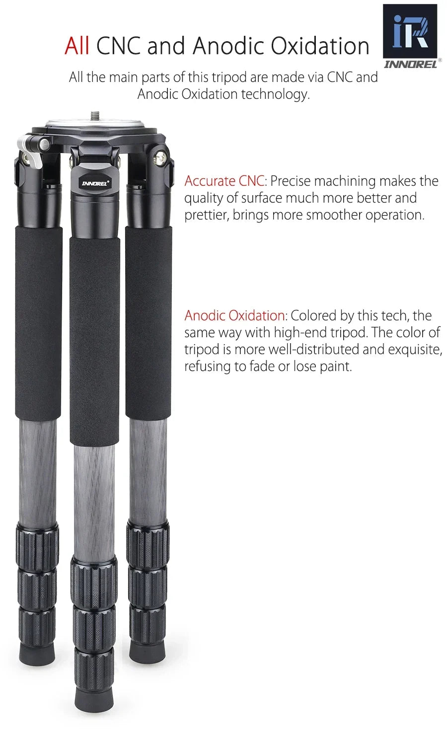 INNOREL RT90C (LT404C) Heavy Duty Tripod