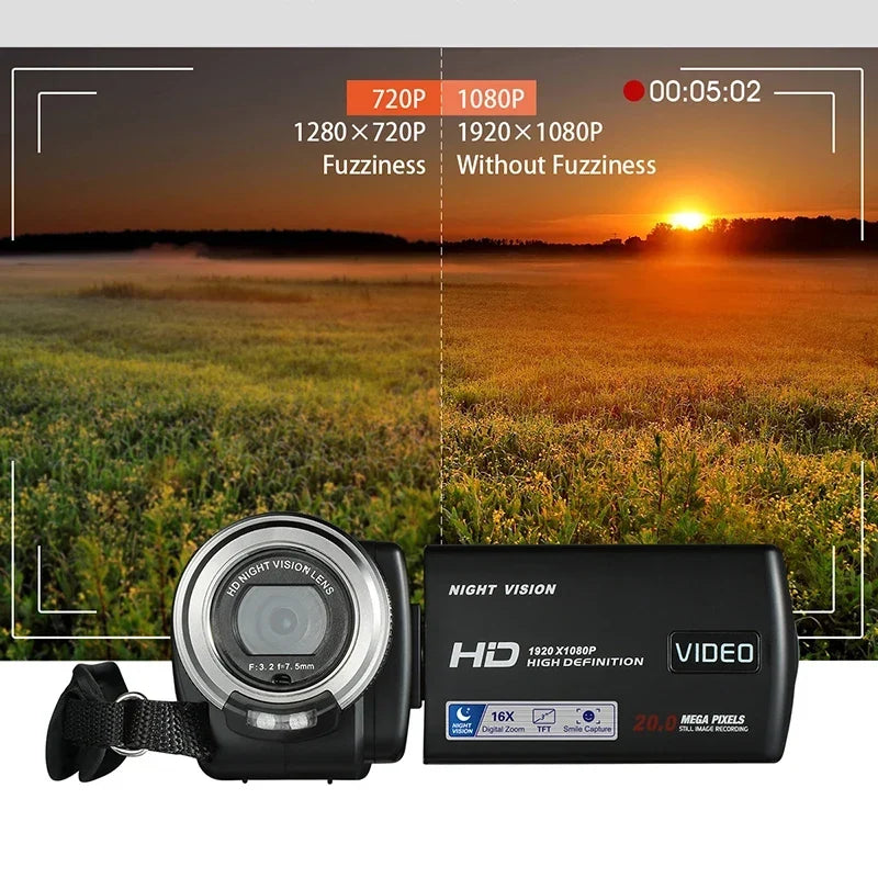 Ordro V12 Vlogging Camera