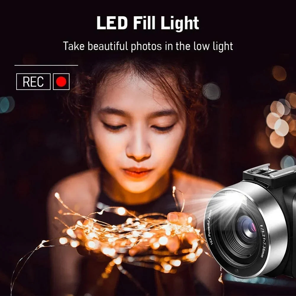 KOMERY 4K WiFi Video Camcorder