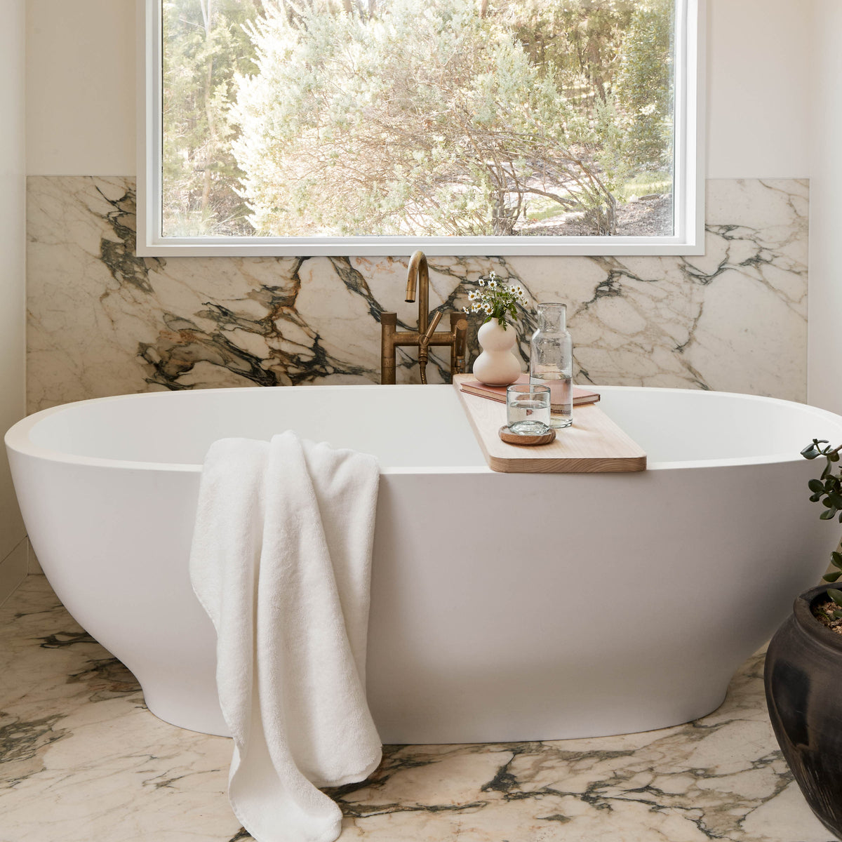 Hinoki Wood Bath Caddy
