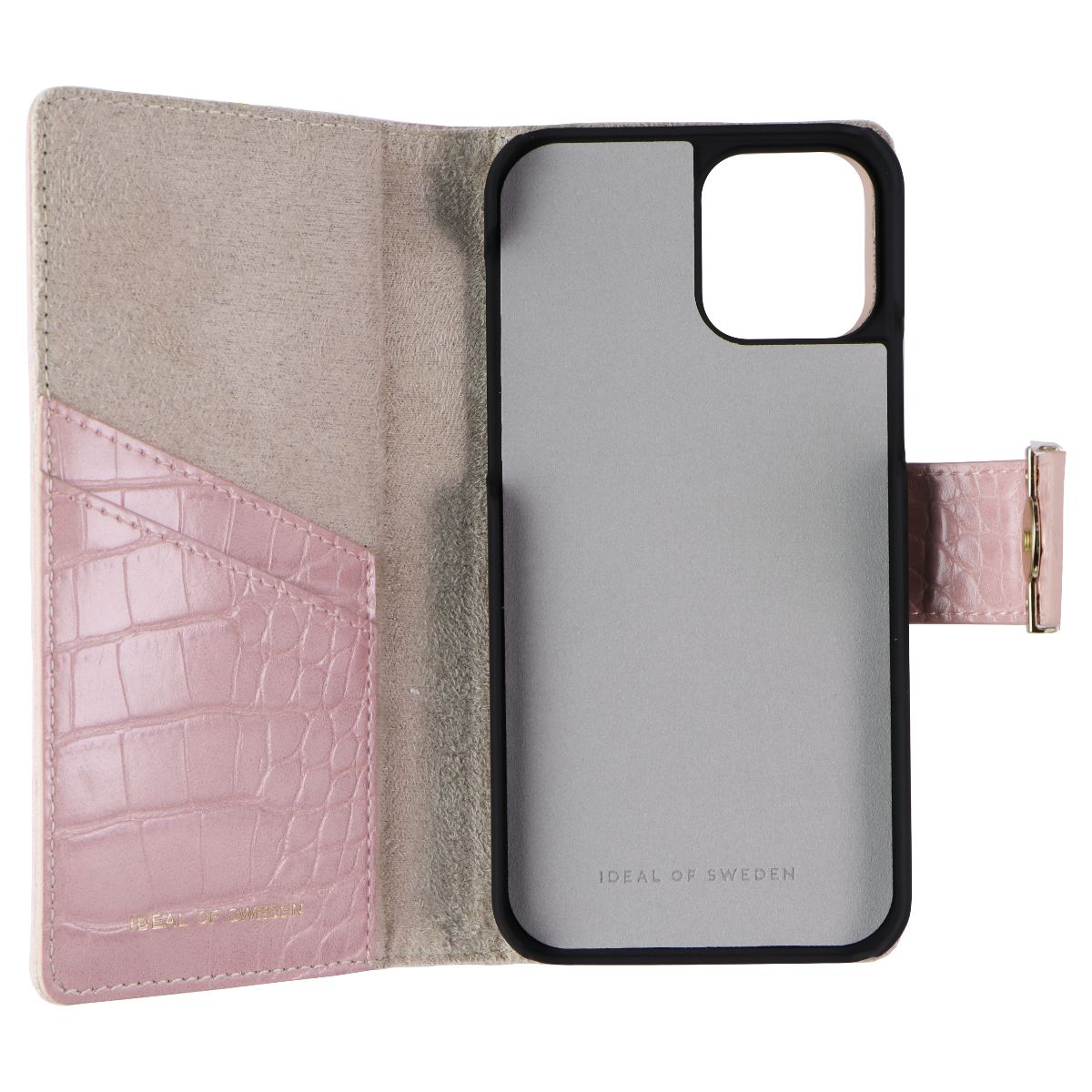 iDeal of Sweden Phone Wallet Case for Apple iPhone 12 and 12 Pro - Rose Croco - New