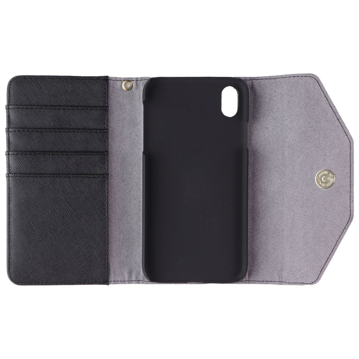 iDeal of Sweden Mayfair Clutch Series Case for Apple iPhone XR - Black - New