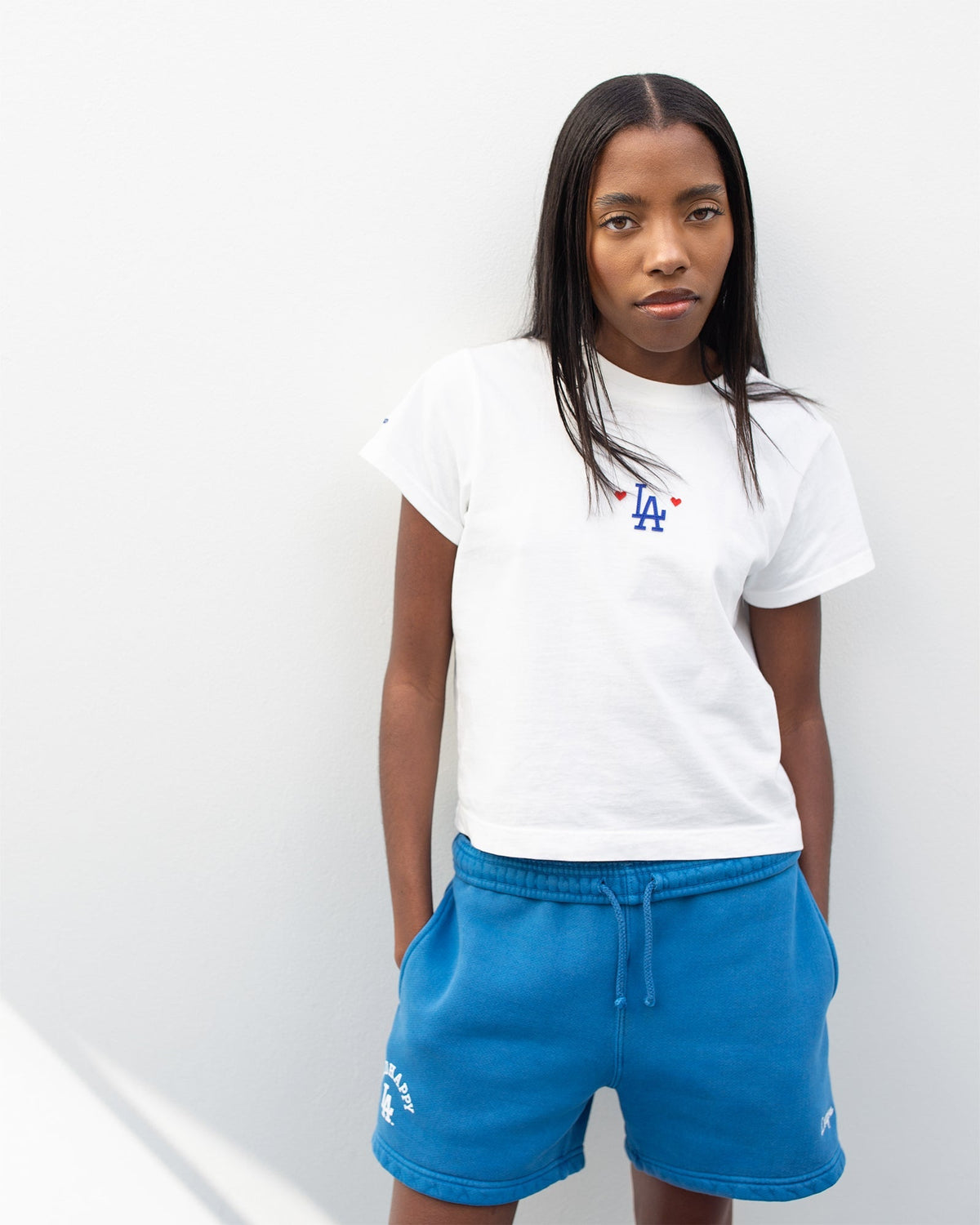 Dodgers Heart Shrunken Tee
