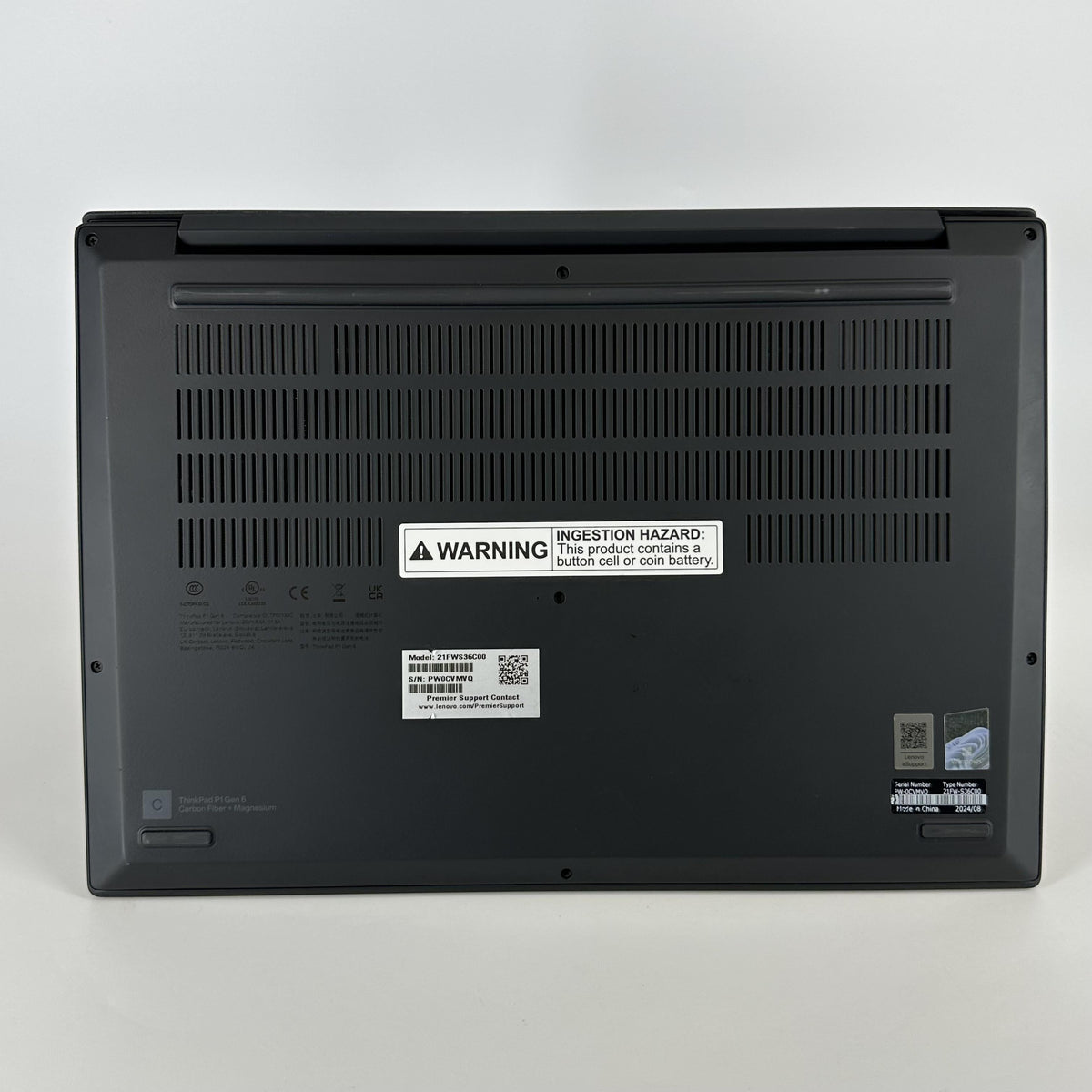 Lenovo ThinkPad P1 Gen 6 16 2023 Black 2.5 GHz Intel Core i7 13th