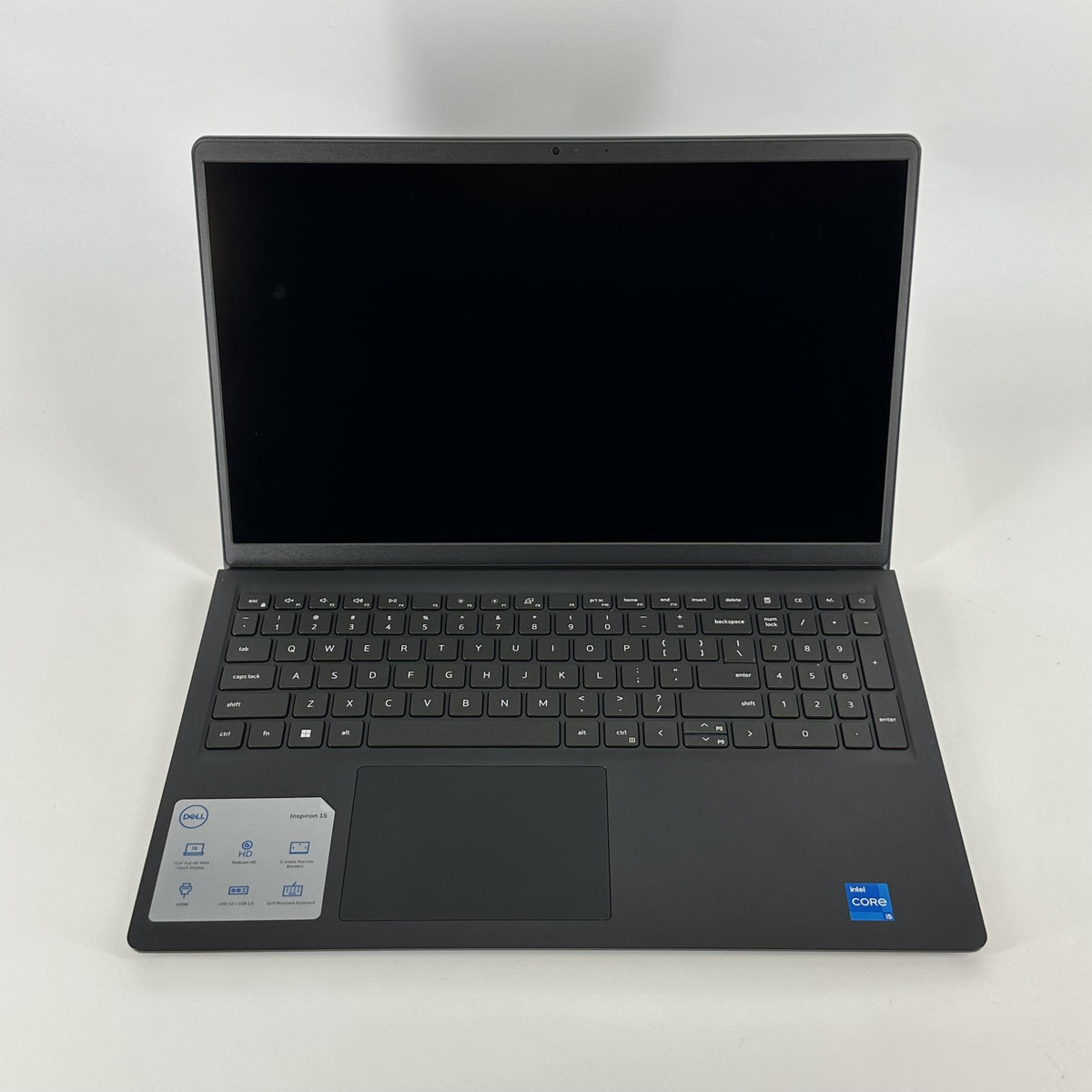 Dell Inspiron 3520 15.6 Black 2.5 GHz Intel Core i5 11th Gen. 16GB