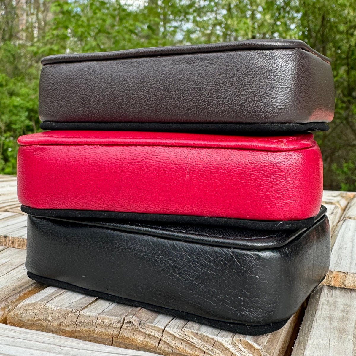 Framed Leather Paperweight