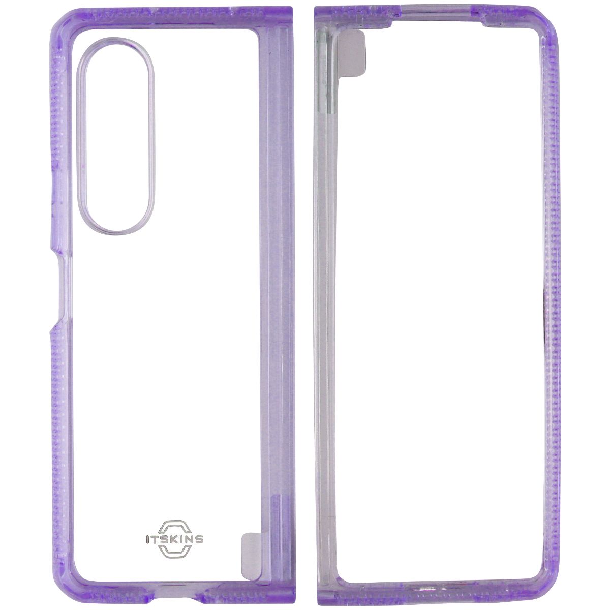 ITSKINS Hybrid R // Clear Case for Samsung Galaxy Z Fold3 5G - Lavender/Clear - New
