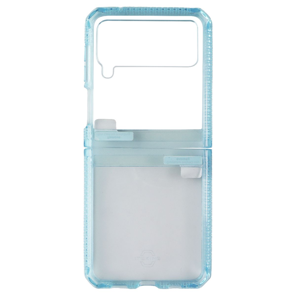 ITSKINS Hybrid // Clear Series Case for Samsung Galaxy Z Flip3 5G - Light Blue - New