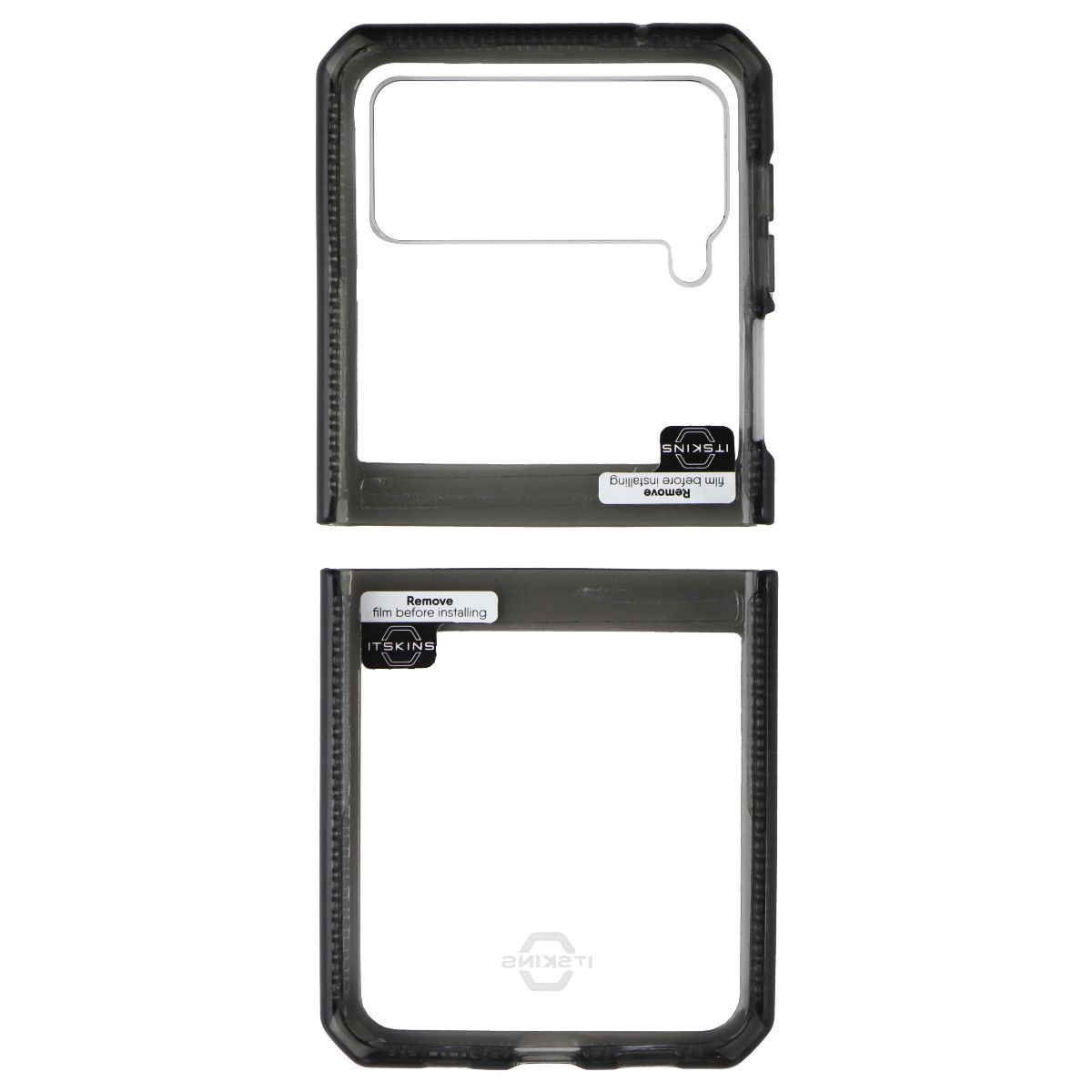 ITSKINS Hybrid Clear Series Case for Samsung Galaxy Z Flip3 - Smoke/Clear - New