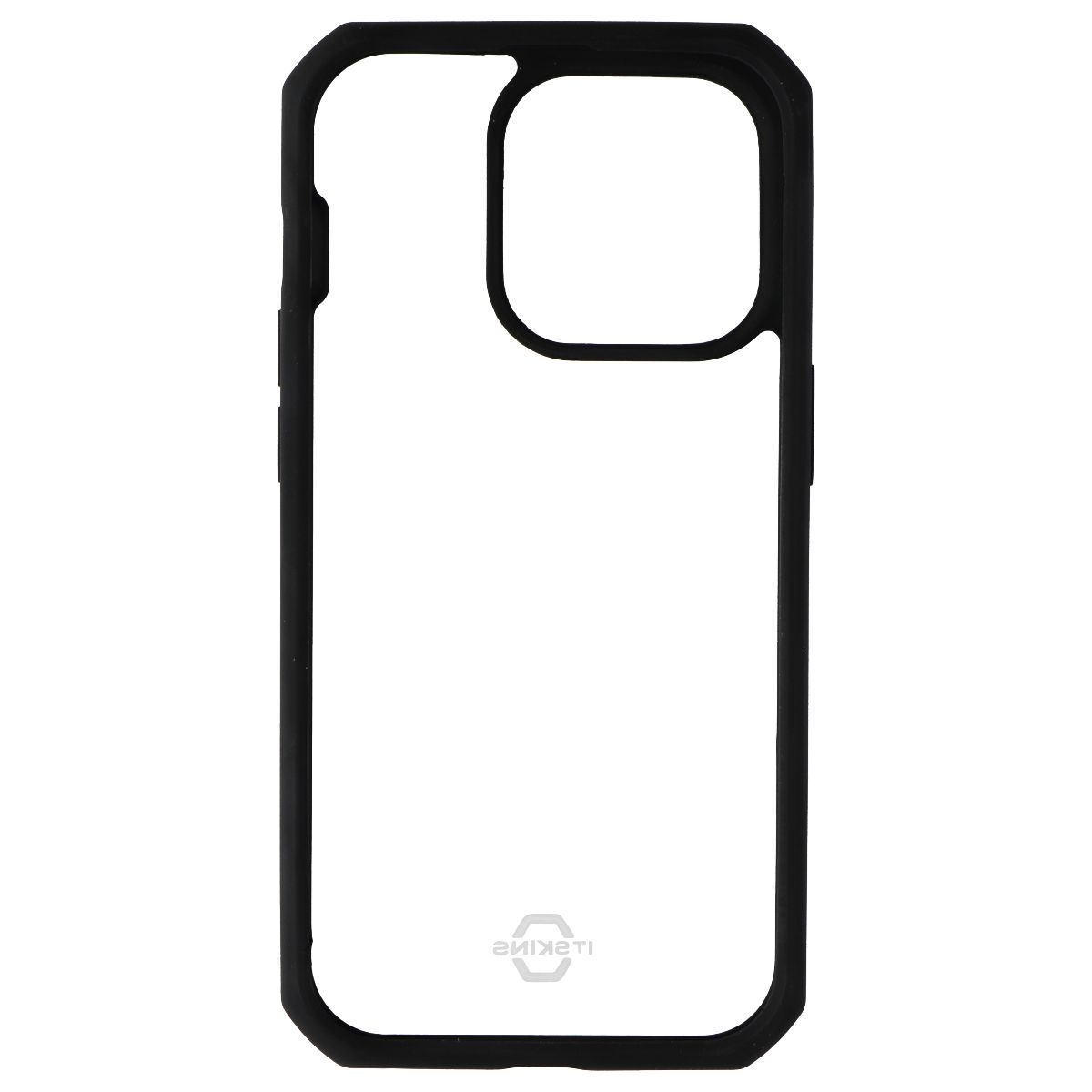 ITSKINS Hybrid_R Case for Apple iPhone 14 Pro - Clear / Solid Black - New