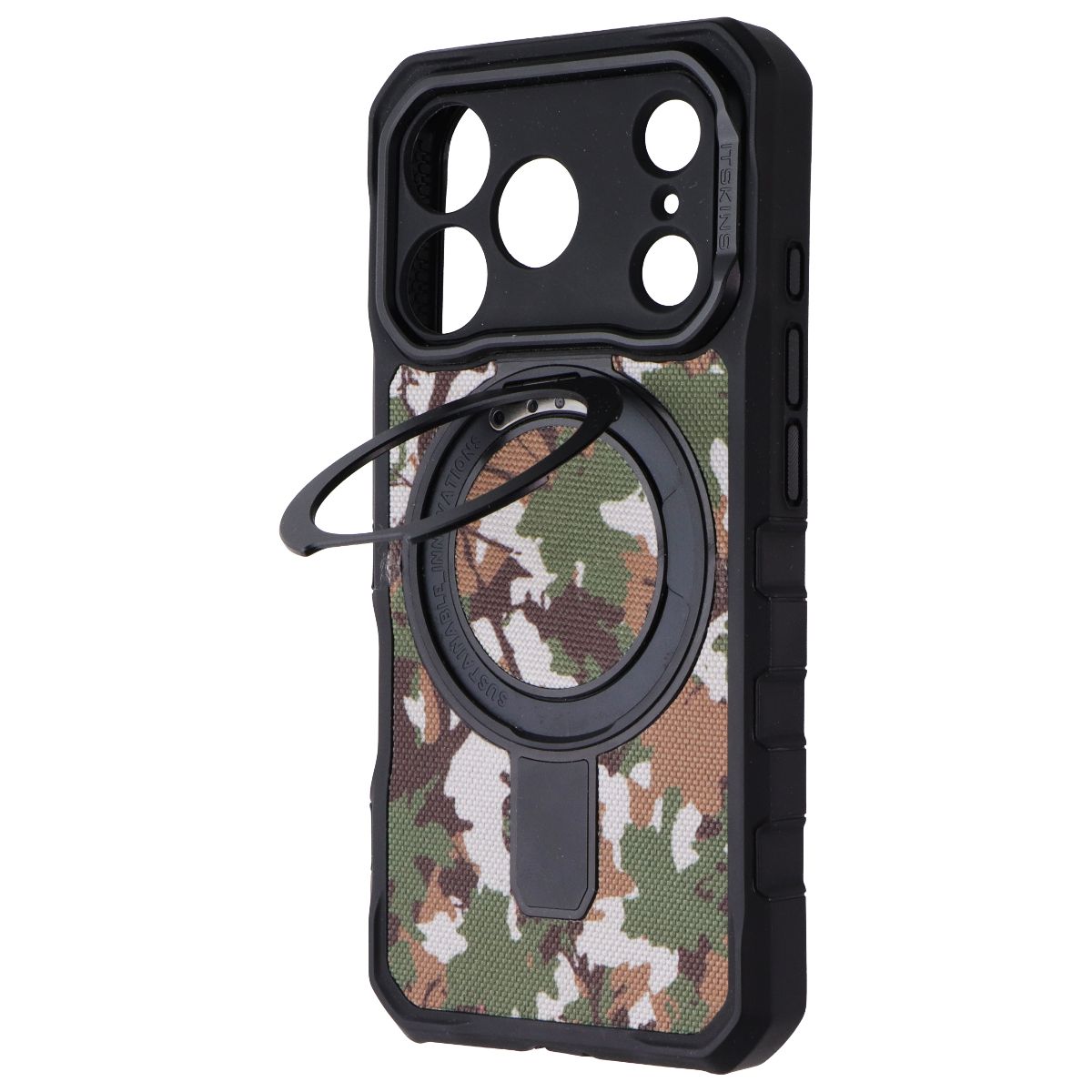 ITSKINS Supreme_R // Nylon Stand Case for MagSafe for Apple iPhone 17 Pro - Camo - New