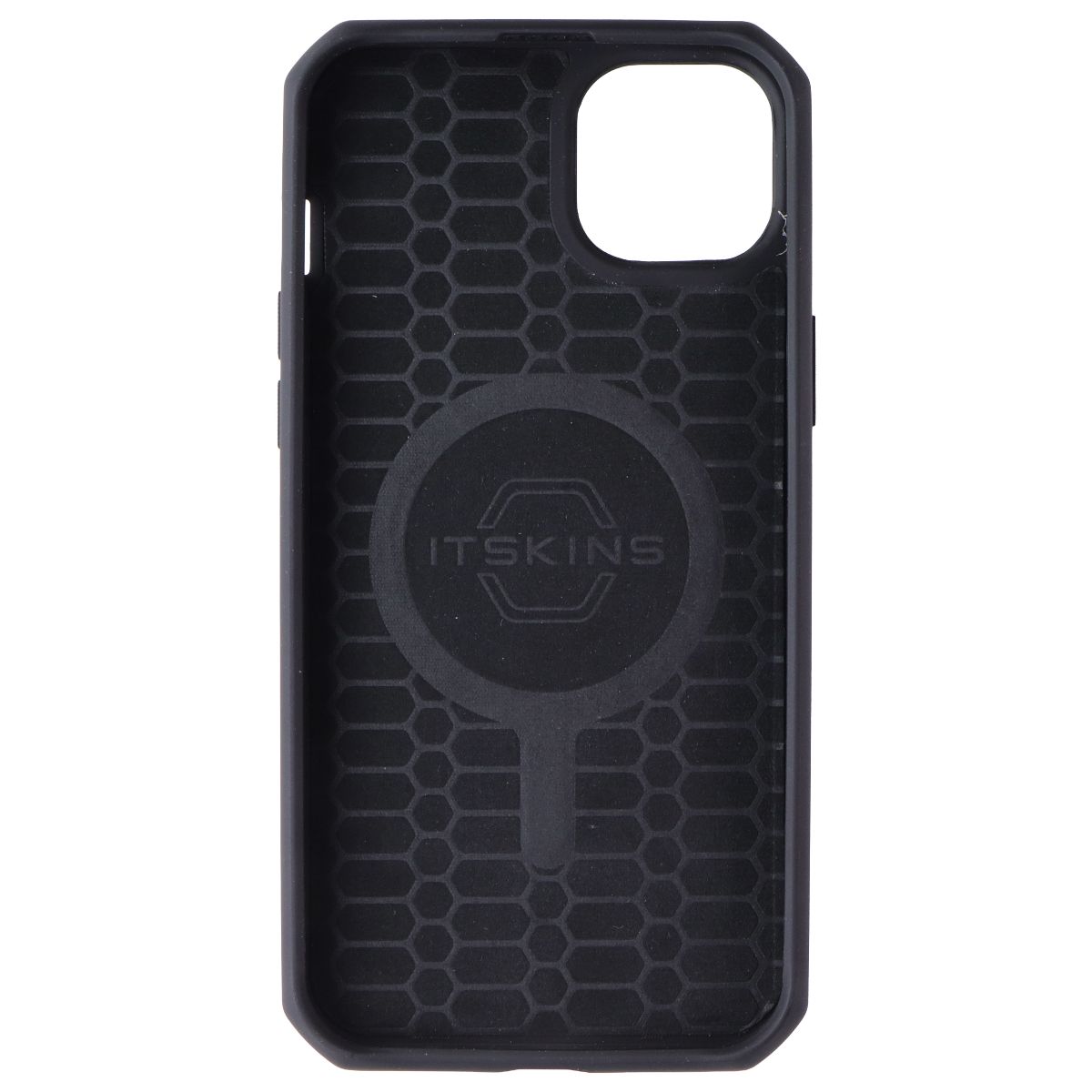 ITSKINS Hybrid_R // Silk Case for MagSafe for Apple iPhone 14 Plus - Black - New