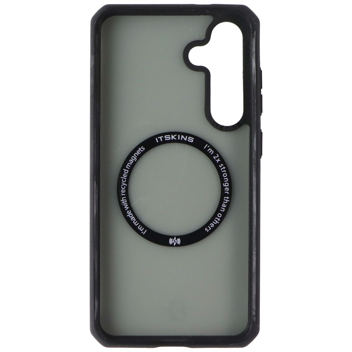 ITSKINS Hybrid_R // Frost Magnetic Case for Samsung Galaxy S24+ (Plus) - Black - New