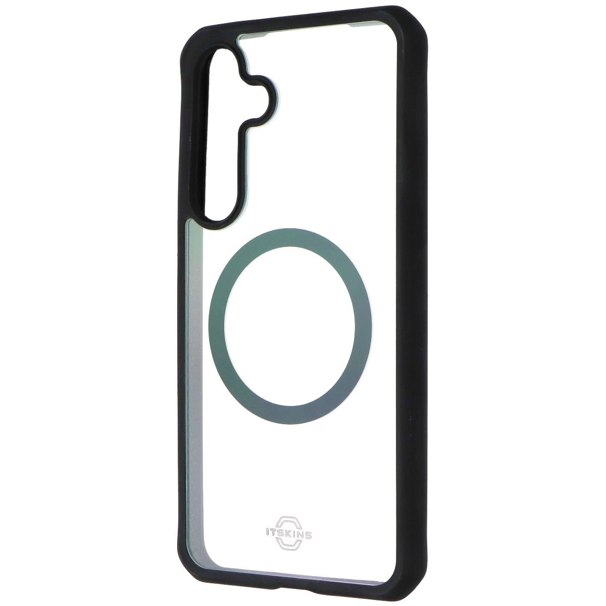 ITSKINS Hybrid_R // Solid Case for Samsung Galaxy S24 Plus - Black / Transparent - New