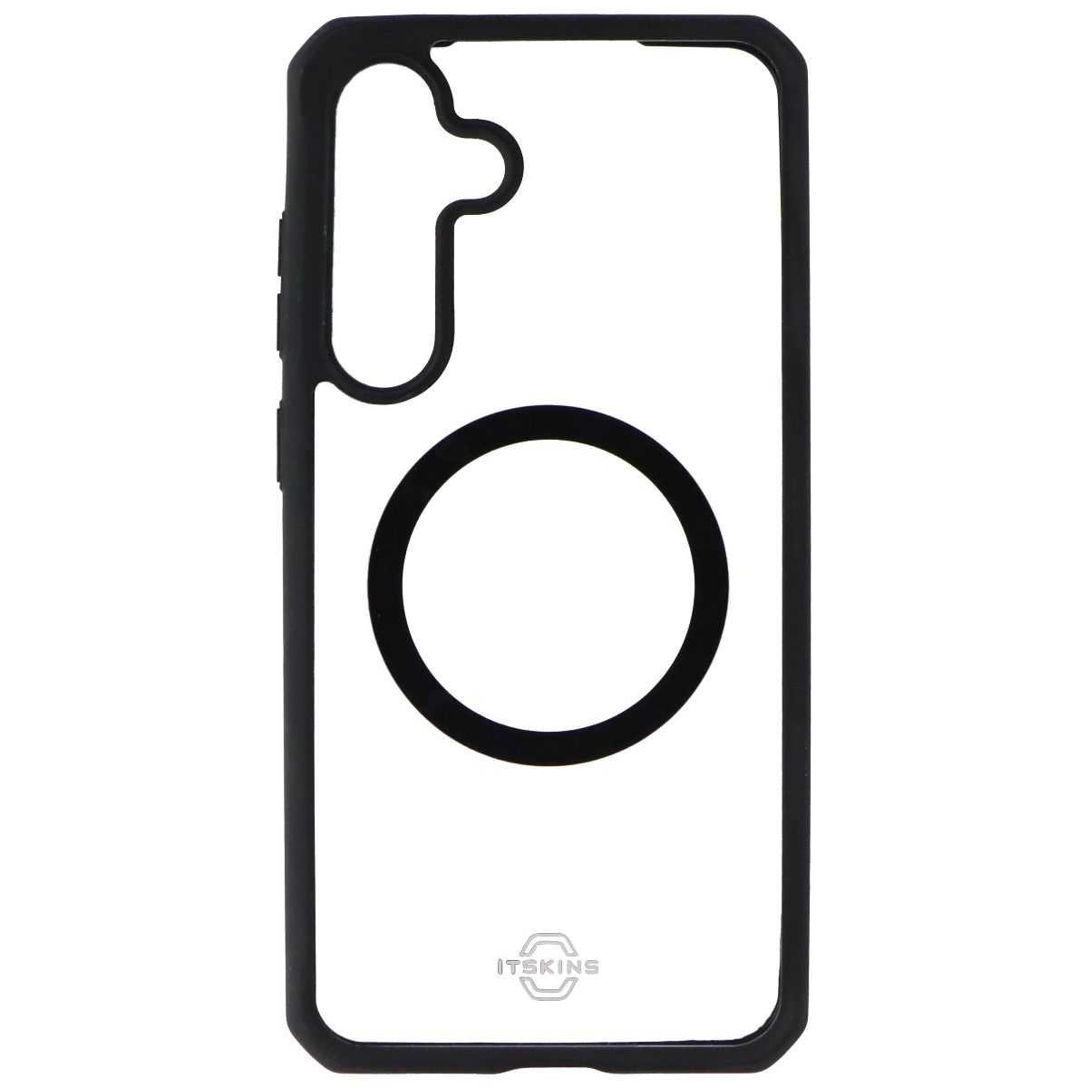 ITSKINS Hybrid_R // Solid Case for Samsung Galaxy S24 Plus - Black / Transparent - New