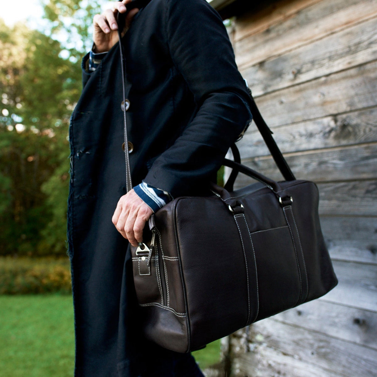 Cabin Leather Duffel Bag