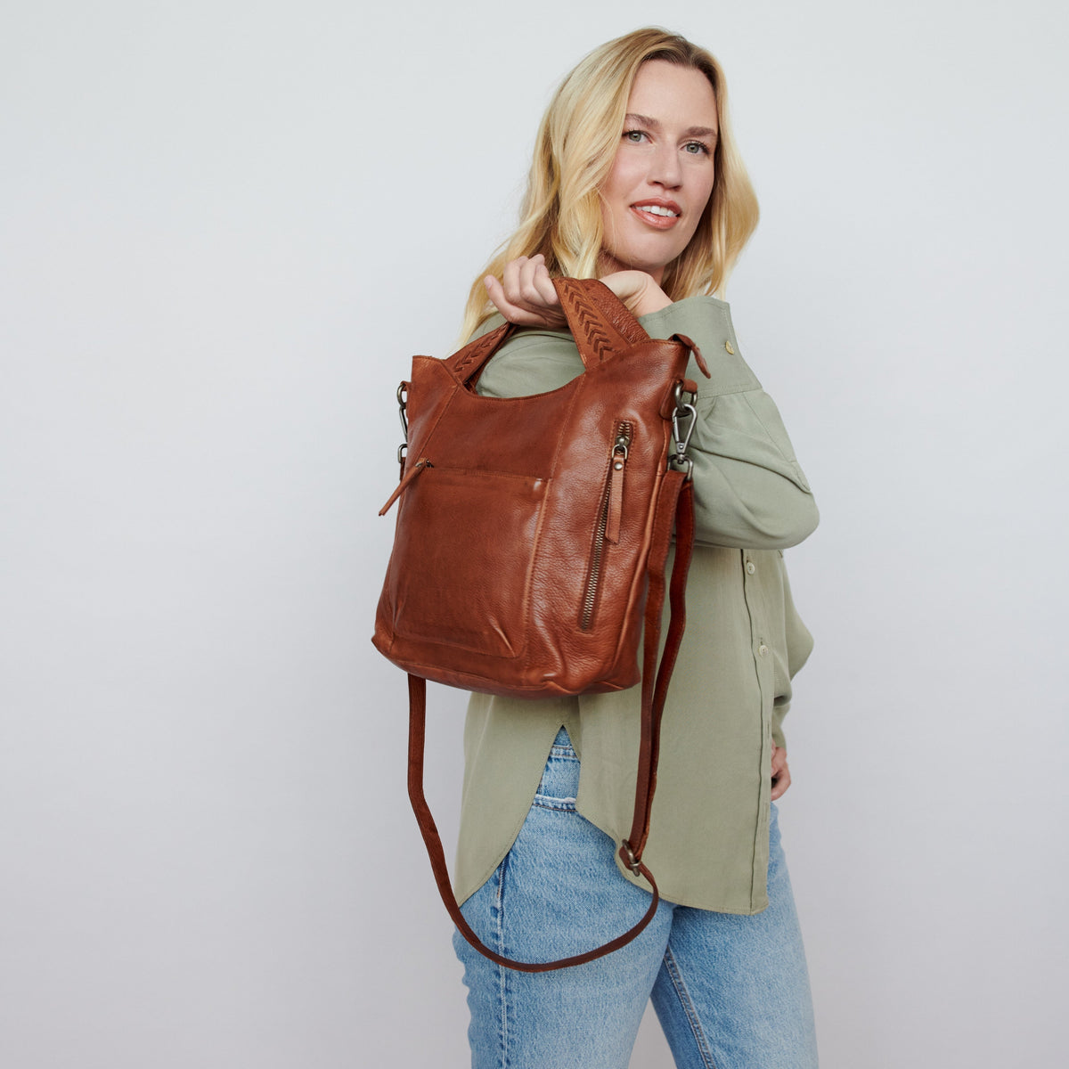 Mason Leather Crossbody Bag