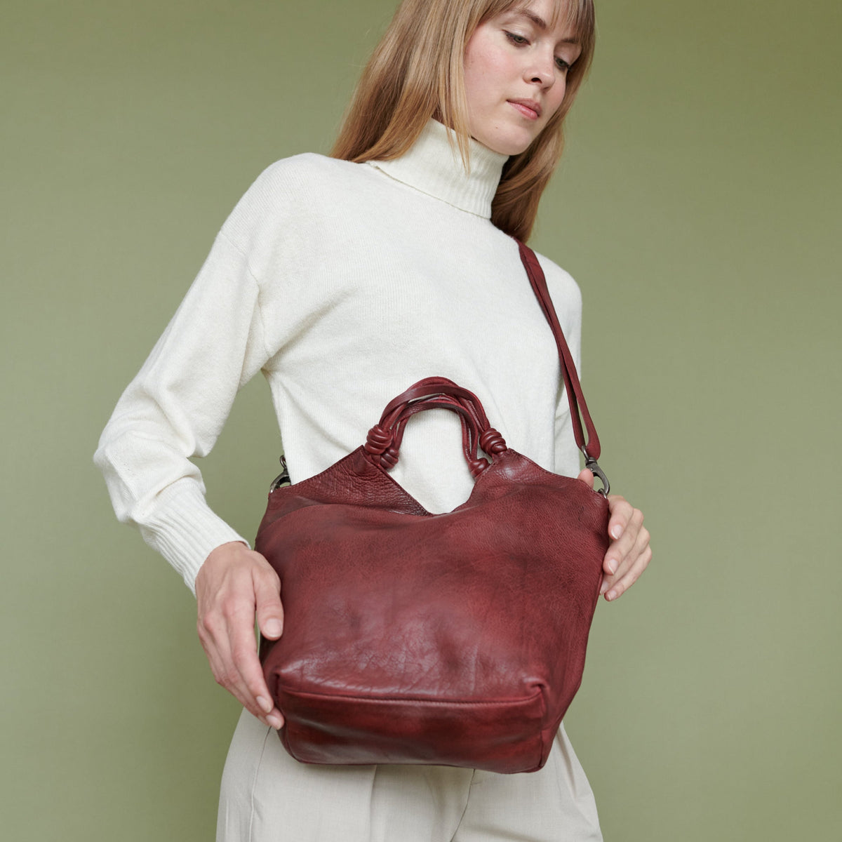 Nash Leather Crossbody Bag