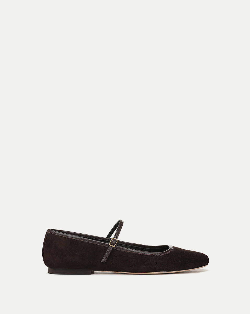 Ellie Suede Flat